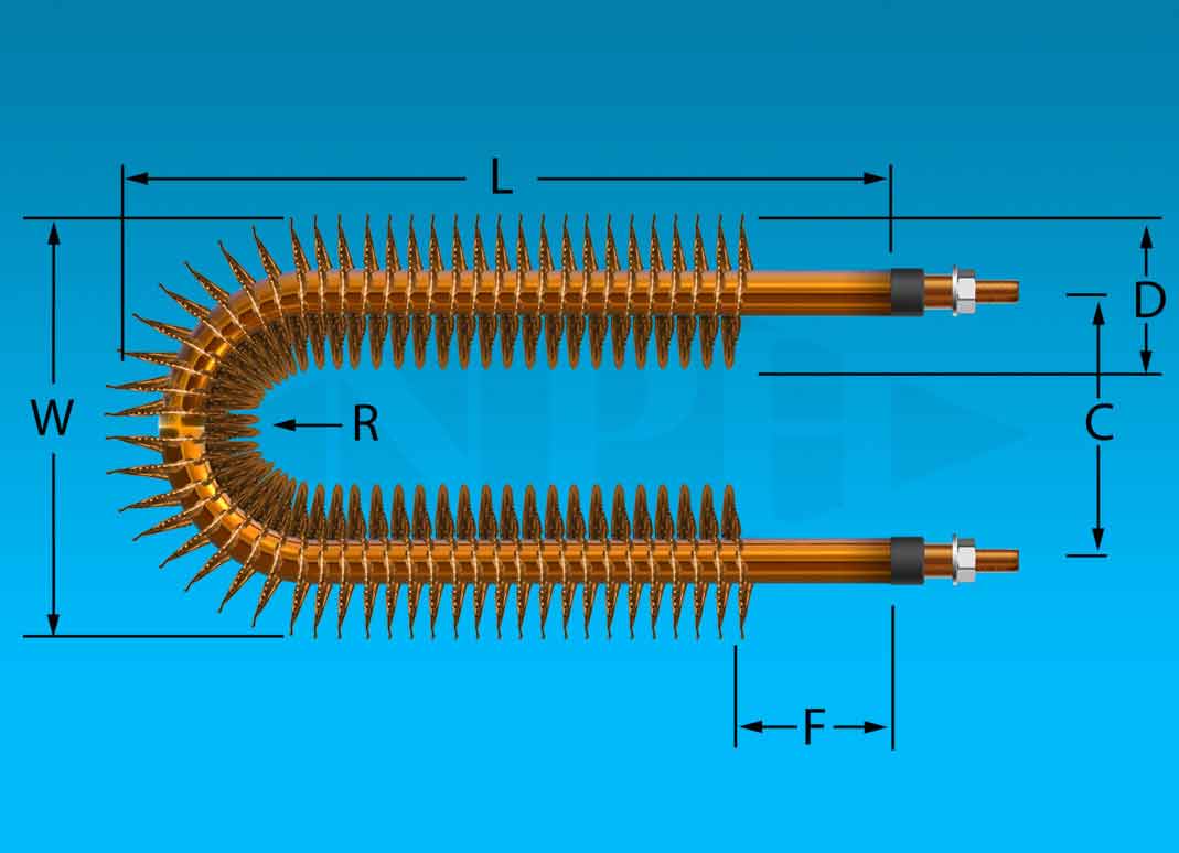 Finned Tubular Heaters without Fittings Finned Tubular Heaters without Fittings