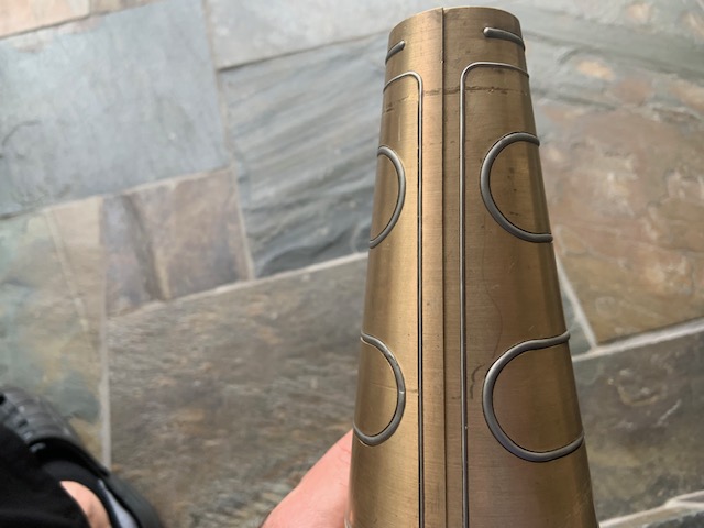 Custom Pressed in Brass Cone Heaters with Embedded in Brass Bushing TC Custom Pressed in Brass Cone Heaters with Embedded in Brass Bushing TC