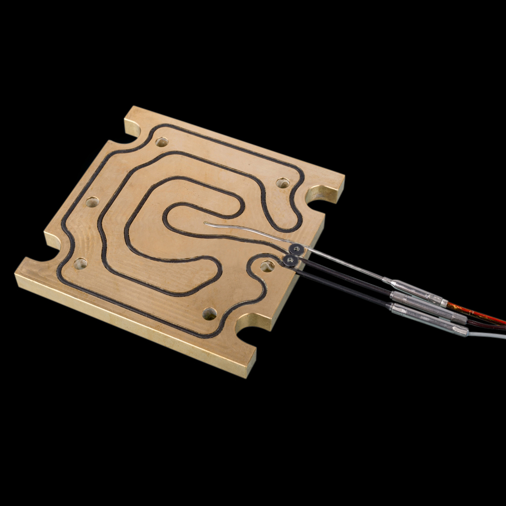Pressed in Brass Coil Heater Platen BB Pressed in Brass Coil Heater Platen BB