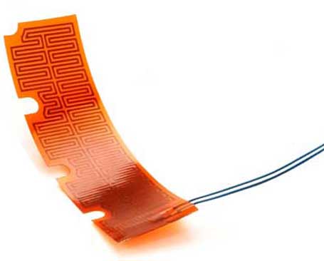Kapton Flexible Heater Circuit With Notches Kapton Flexible Heater Circuit With Notches