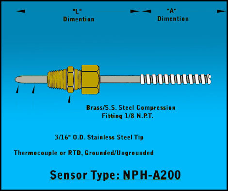 Compression Fitting Thermocouple 1/8 NPT Brass S.Steel Compression-Fitting-Thermocouple-1/8-NPT-Brass-S.Steel