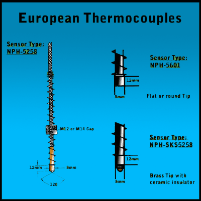 European Thermocouples Adjustable Depth with Stainless Steel Overbraid European-Thermocouples-Adjustable-Depth-with-Stainless-Steel-Overbraid