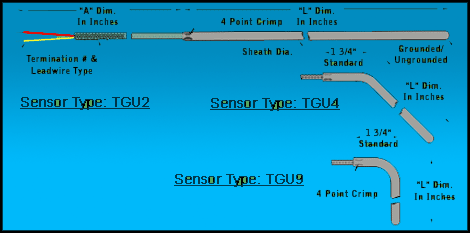 General Use Thermocouple with Probe and Lead Wire Straight 45* & 90* Bends General-Use-Thermocouple-with-Probe-and-Lead-Wire-Straight-45*-90*-Bends