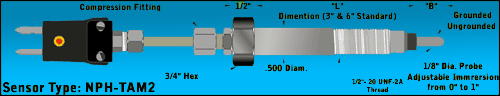 Adjustable Metl Bolt Thermocouple With Plug Type Adjustable-Metl-Bolt-Thermocouple-With-Plug-Type